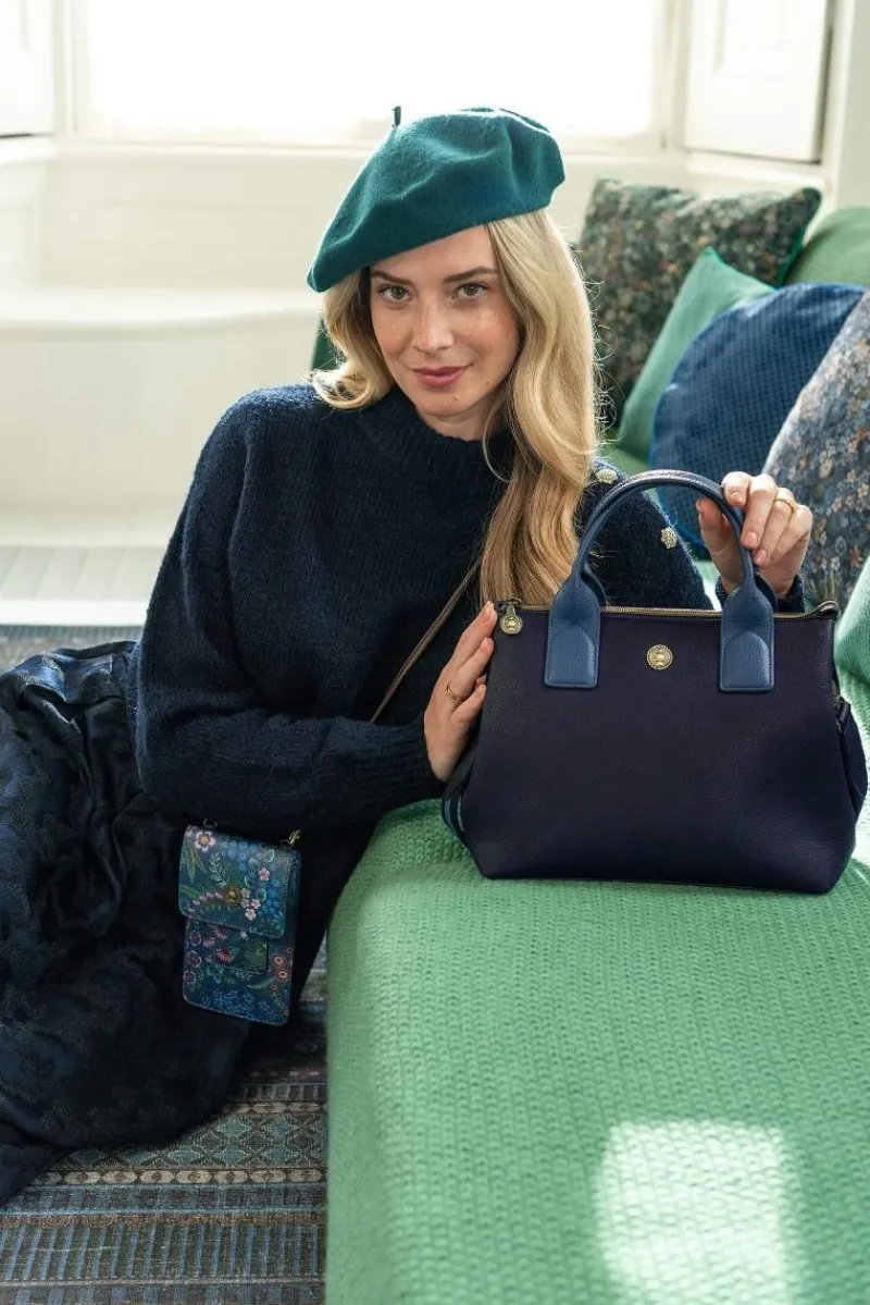 Pip Studio Taschen|Umhängetaschen|Fia Schultertasche Mittelgross Blau