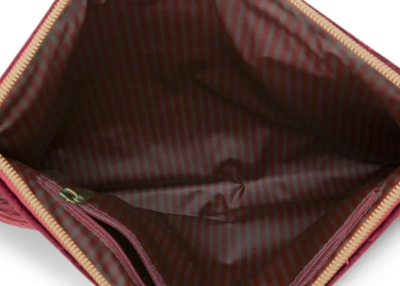 Pip Studio Necessaire|Flaches Necessaire Gross Samt Quiltey Days Rot
