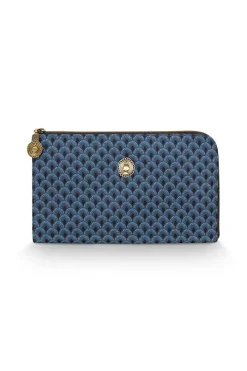 Pip Studio Necessaire|Flaches Necessaire Reißverschluss Suki Blau
