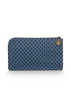 Pip Studio Necessaire|Flaches Necessaire Reißverschluss Suki Blau