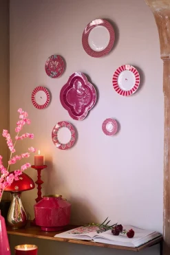 Pip Studio Essteller|Flower Festival Esteller Rot/Dunkel 26.5 cm Rosa