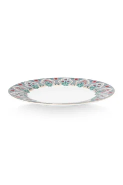 Pip Studio Frühstücksteller|Flower Festival Frühstücksteller Hell 21 cm Blau