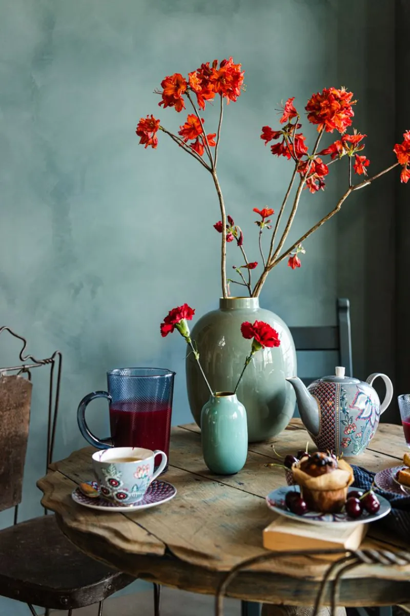Pip Studio Gebäckteller|Flower Festival Gebäckteller Hell 17 cm Blau
