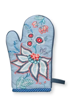 Pip Studio Ofenhandschuhe|Flower Festival Ofenhandschuh Blau