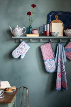 Pip Studio Ofenhandschuhe|Flower Festival Ofenhandschuh Blau
