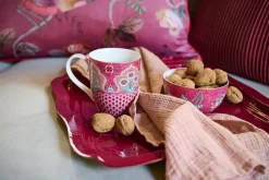 Pip Studio Schalen|Flower Festival Schale Dunkel 12 cm Rosa