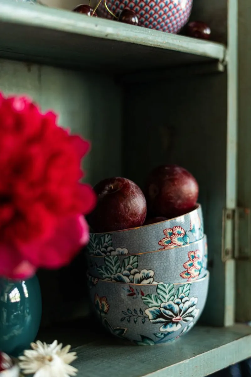 Pip Studio Schalen|Flower Festival Schale Hell 12 cm Blau