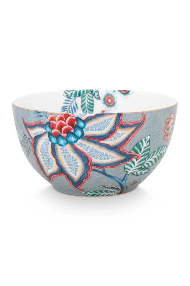 Pip Studio Schalen|Flower Festival Schale Hell 15 cm Blau