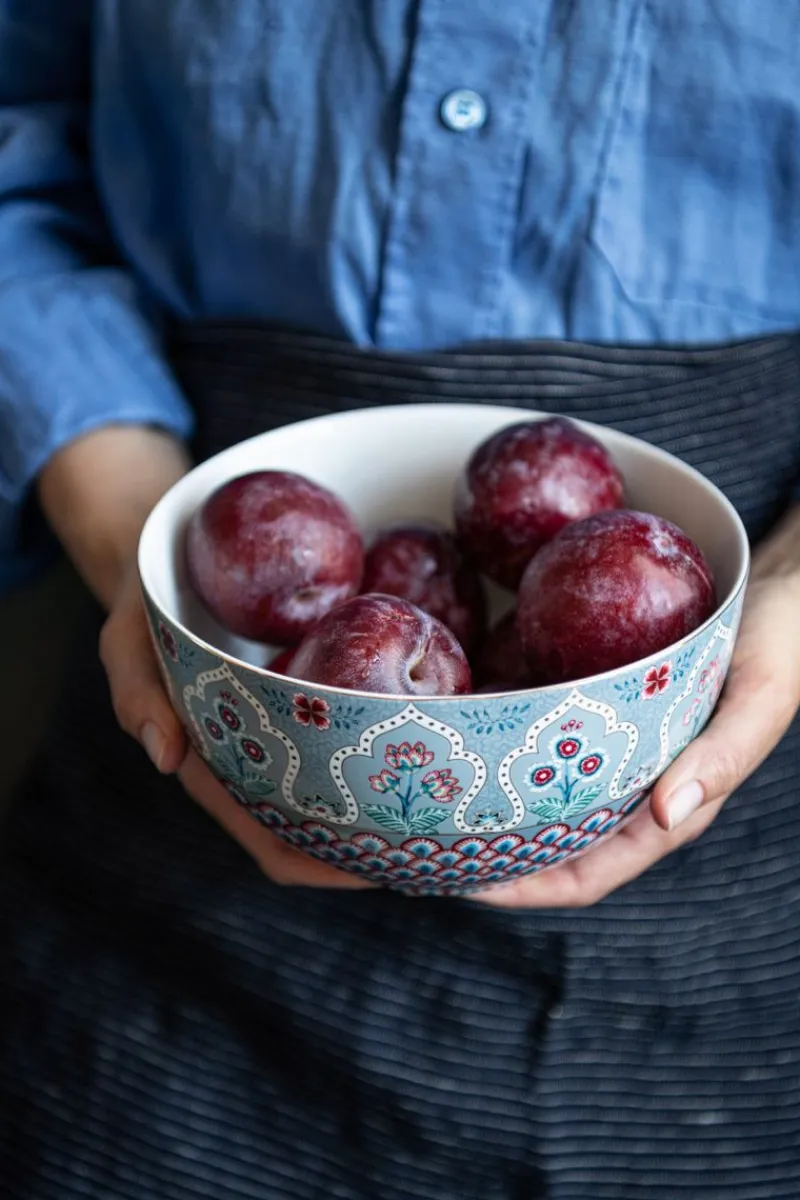 Pip Studio Schalen|Flower Festival Schale Hell 18 cm Blau