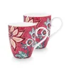 Pip Studio Porzellan Sets|Teetassen|Flower Festival Set/2 Tassen Gross Dunkelrosa