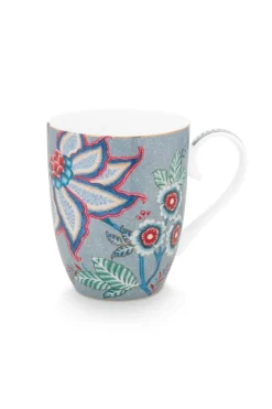 Pip Studio Teetassen|Flower Festival Tasse Gross Hell Blau