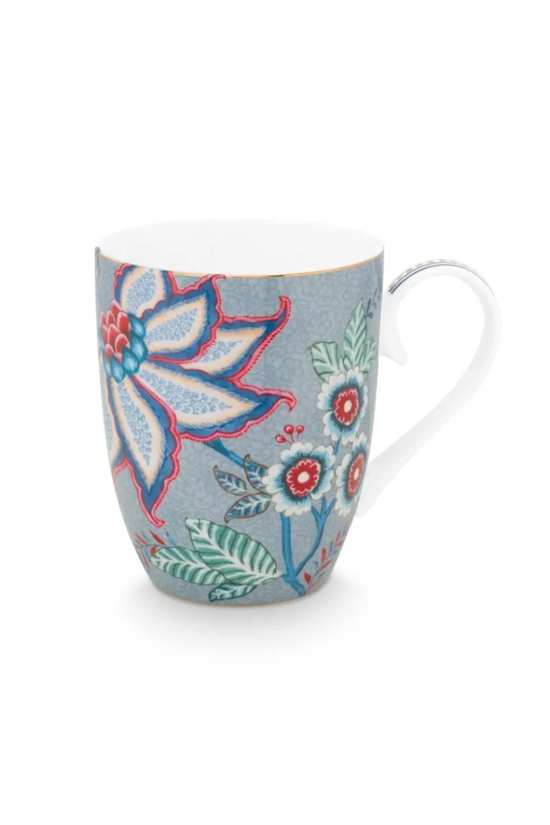 Pip Studio Teetassen|Flower Festival Tasse Gross Hell Blau