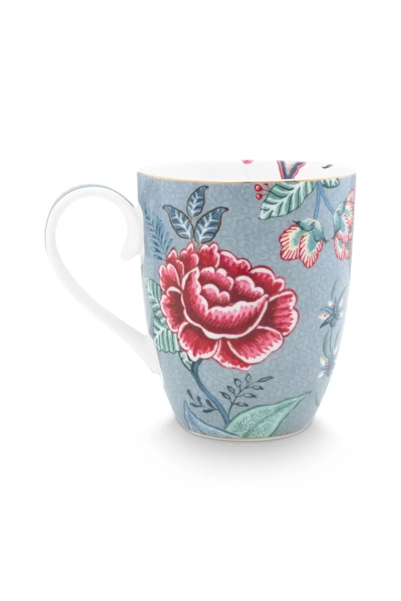 Pip Studio Teetassen|Flower Festival Tasse Gross Hell Blau