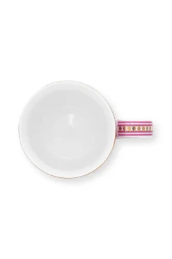 Pip Studio Kaffeetassen|Flower Festival Tasse Klein Rot/Dunkel Rosa