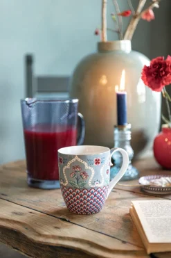Pip Studio Teetassen|Flower Festival Tasse XL Deco Hell Blau