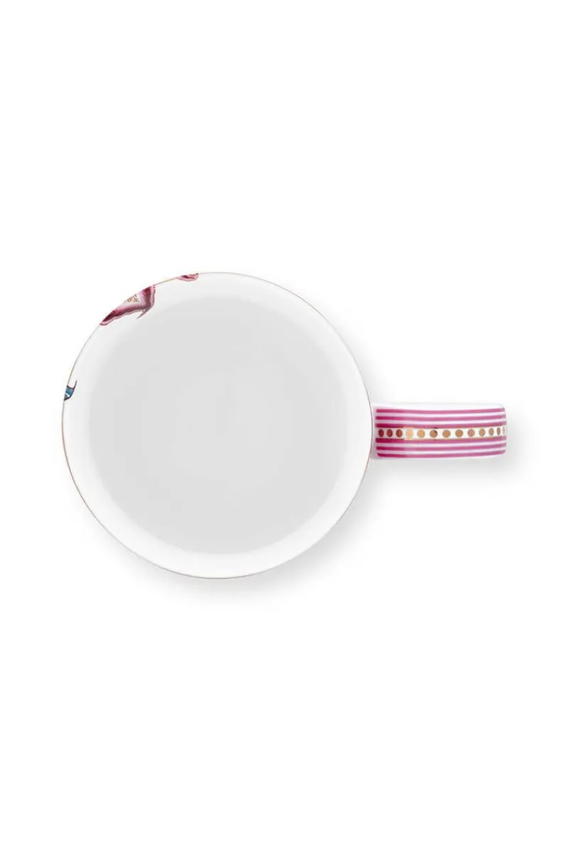 Pip Studio Teetassen|Flower Festival Tasse XL Dunkel Rosa