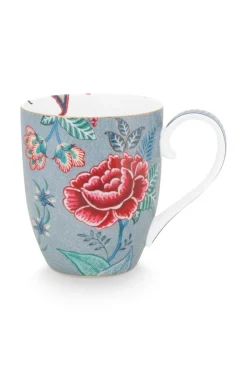 Pip Studio Teetassen|Flower Festival Tasse XL Hell Blau