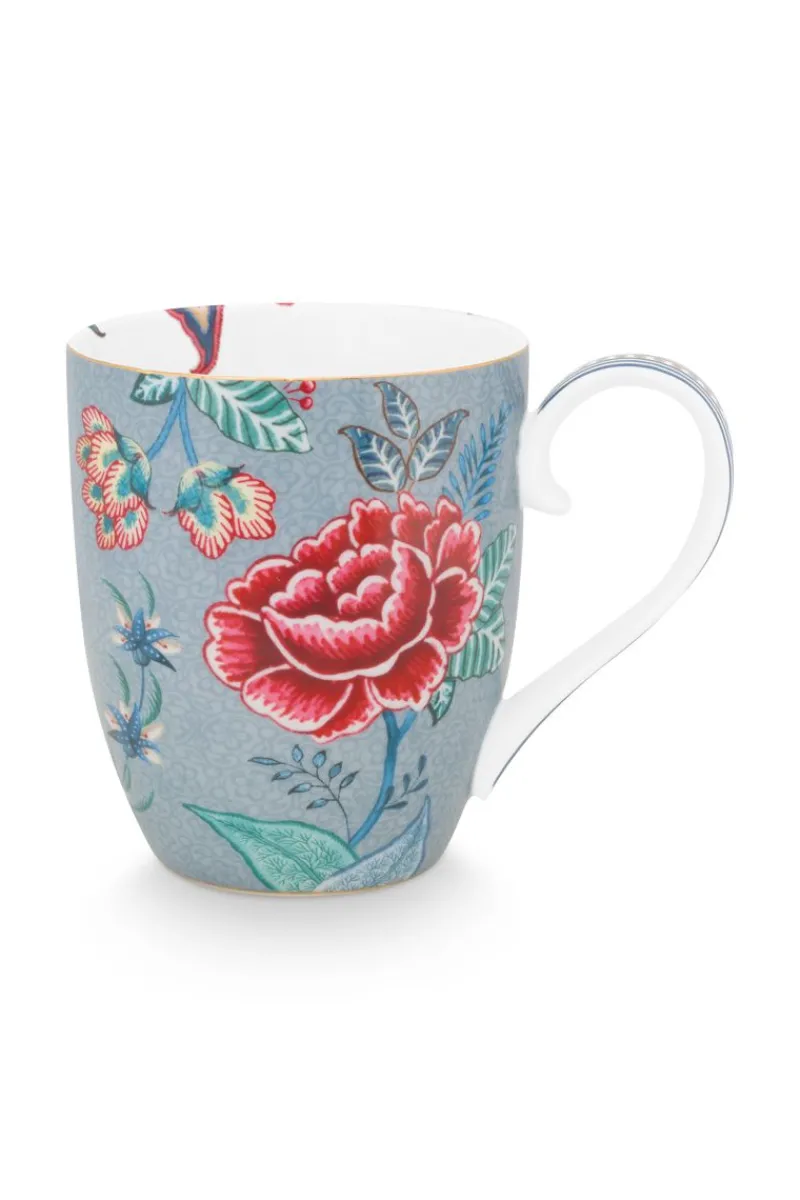 Pip Studio Teetassen|Flower Festival Tasse XL Hell Blau