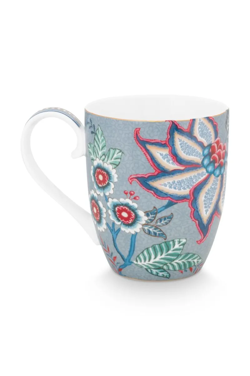 Pip Studio Teetassen|Flower Festival Tasse XL Hell Blau