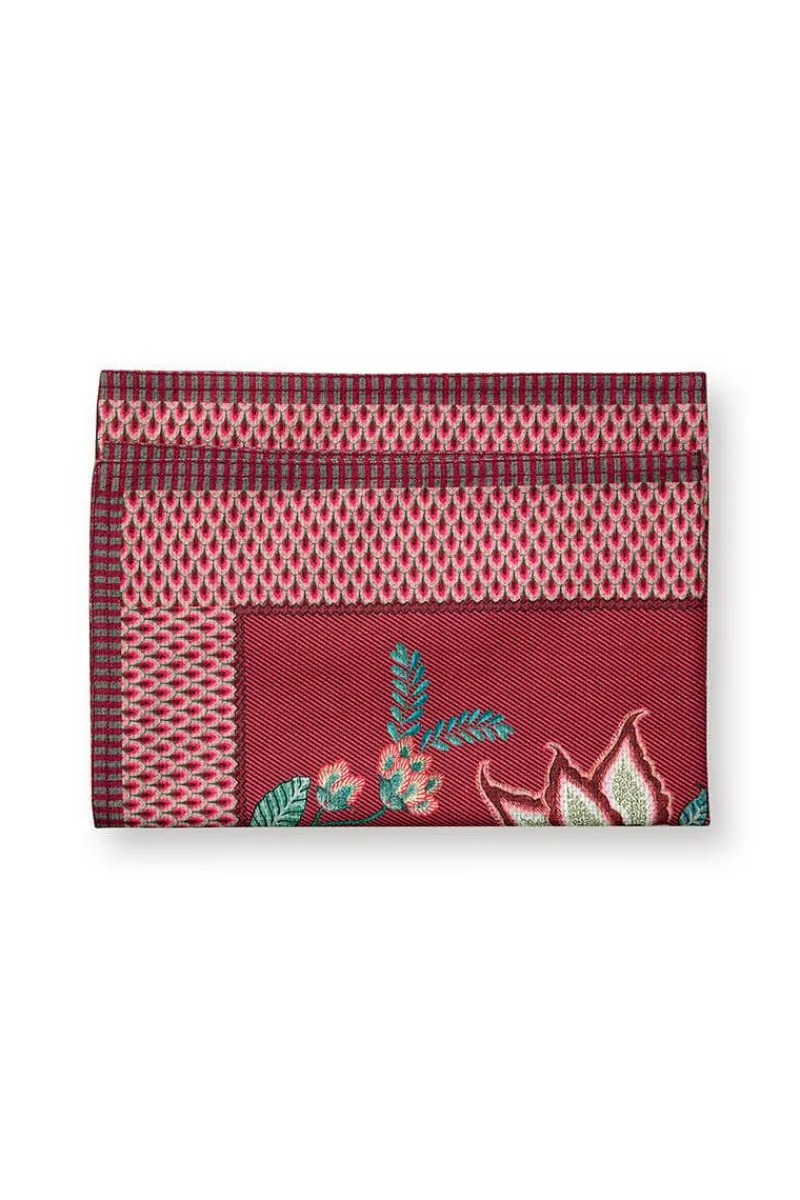 Pip Studio Tischlaufer|Flower Festival Tischläufer Dunkel Rosa