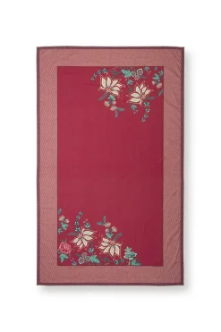 Pip Studio Tischtuch|Flower Festival Tischtuch Dunkel Rosa