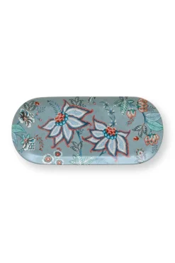Pip Studio Tortenteller|Flower Festival Tortenteller Rechteckig Hell Blau