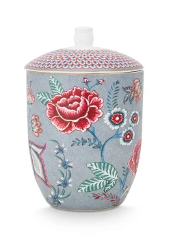 Pip Studio Vorratsdosen|Flower Festival Vorratsdose Hell Blau