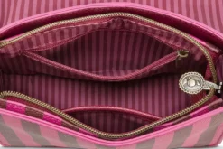 Pip Studio Taschen|Umhängetaschen|Frances Schultertasche Klein Streifen Rosa