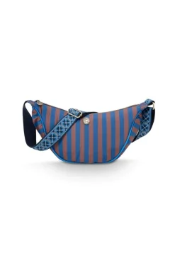 Pip Studio Taschen|Umhängetaschen|Freya Schultertasche Streifen Blau
