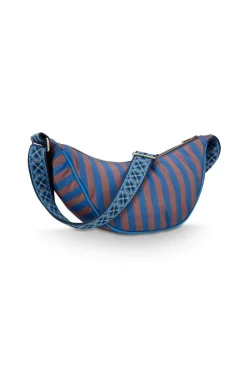 Pip Studio Taschen|Umhängetaschen|Freya Schultertasche Streifen Blau