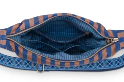 Pip Studio Taschen|Umhängetaschen|Freya Schultertasche Streifen Blau