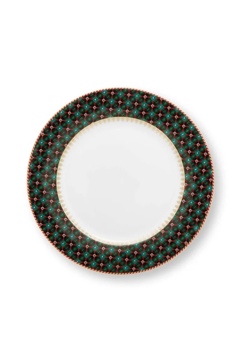 Pip Studio Frühstücksteller|Frühstücksteller Clover Grün 23cm