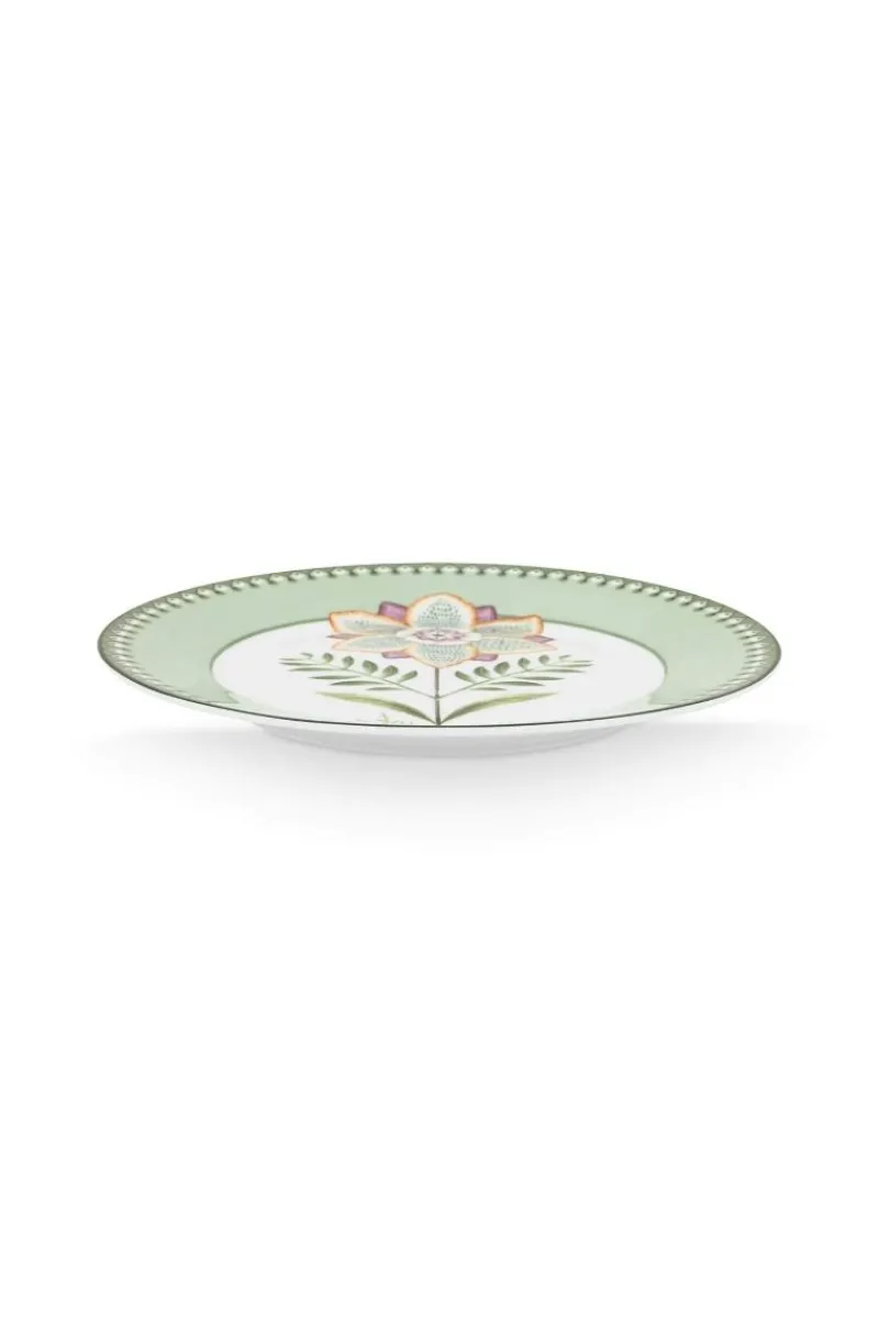 Pip Studio Frühstücksteller|Frühstücksteller Lily&Lotus Hell 21cm Grün