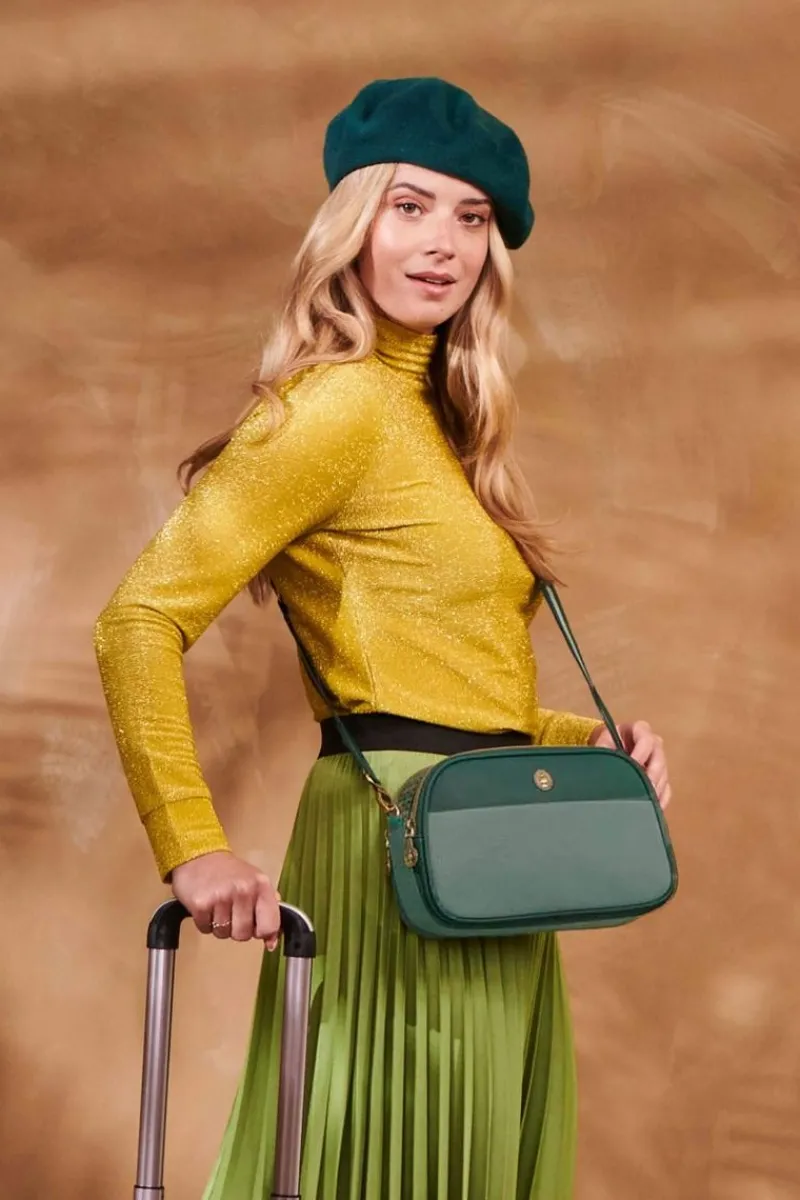 Pip Studio Taschen|Umhängetaschen|Frida Schultertasche Uni Grün