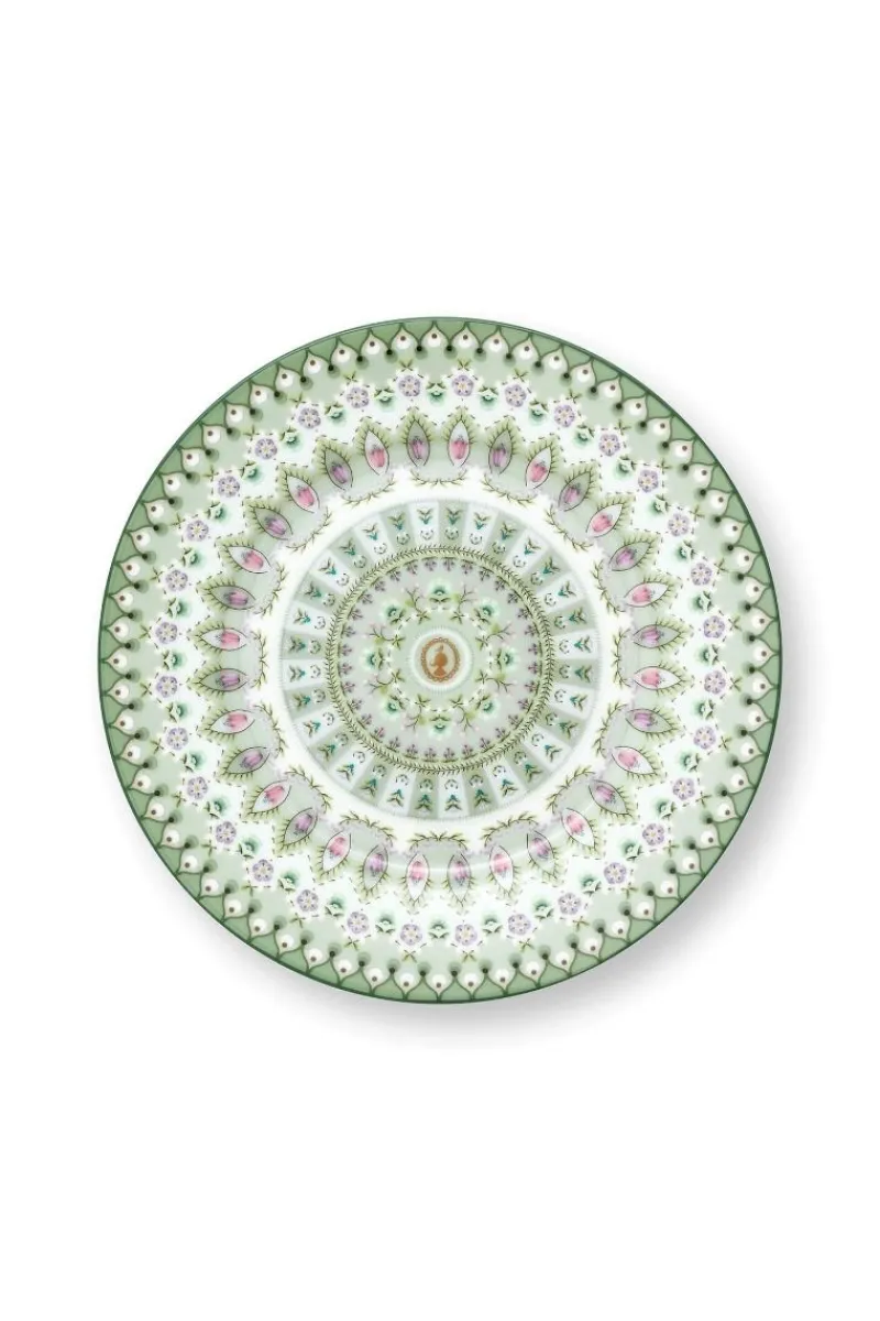 Pip Studio Gebäckteller|Gebäckteller Lily&Lotus Moon Delight Hell 17cm Grün
