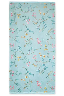 Pip Studio Handtücher|Große Handtuch Les Fleurs Blau 70x140 cm