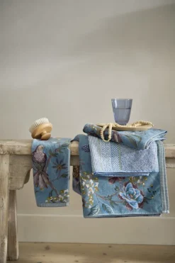 Pip Studio Handtücher|Große Handtuch Soft Zellige /Grau 70x140cm Blau