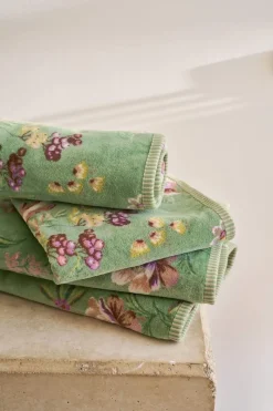 Pip Studio Gästetücher|Gästehandtuch Set/3 Secret Garden 30X50cm Grün