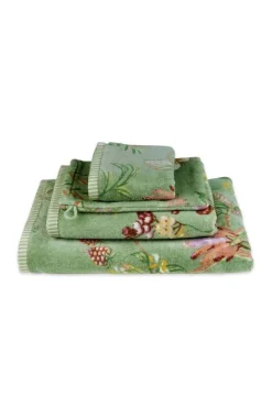 Pip Studio Gästetücher|Gästehandtuch Set/3 Secret Garden 30X50cm Grün