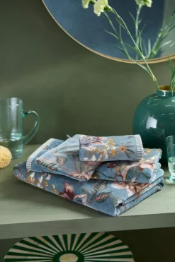 Pip Studio Gästetücher|Gästehandtuch Set/3 Secret Garden 30x50cm Blau