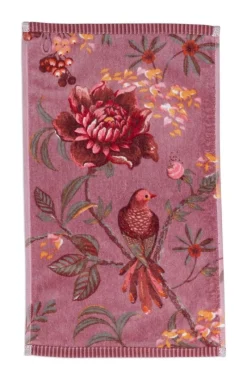 Pip Studio Gästetücher|Gästehandtuch Set/3 Secret Garden Mauve 30x50cm Violett