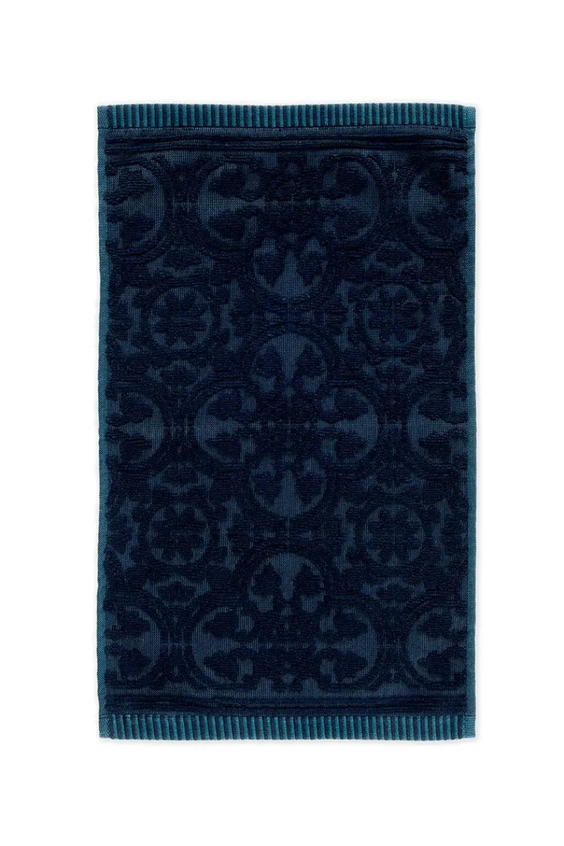 Pip Studio Gästetücher|Gästehandtuch Set/3 Tile de Pip Dunkel 30x50 cm Blau