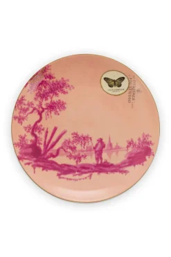 Pip Studio Gebäckteller|Heritage Gebäckteller Bemalt Rosa 18 cm