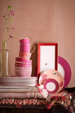 Pip Studio Gebäckteller|Heritage Gebäckteller Bemalt Rosa 18 cm