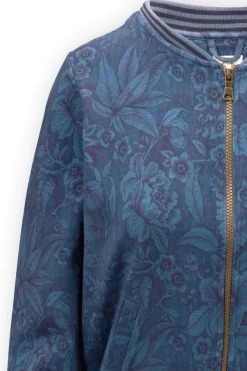Pip Studio Pullover & Strickjacken|Pullover Und Strickjacken|Jacke Casa dei Fiori Blau