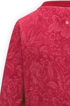 Pip Studio Pullover & Strickjacken|Pullover Und Strickjacken|Jacke Casa dei Fiori Himbeere Rot