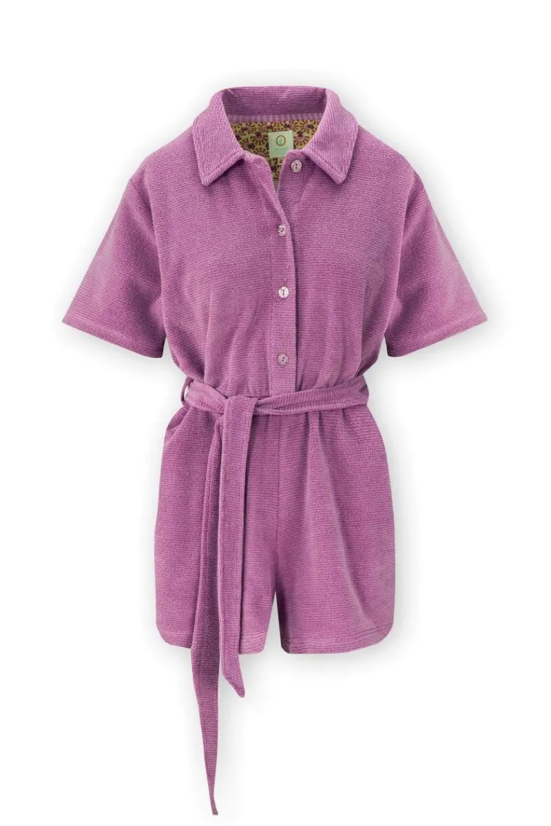 Pip Studio Jumpsuits|Jumpsuit Petite Sumo Stripe Lila Violett