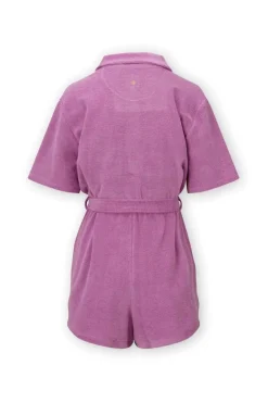 Pip Studio Jumpsuits|Jumpsuit Petite Sumo Stripe Lila Violett