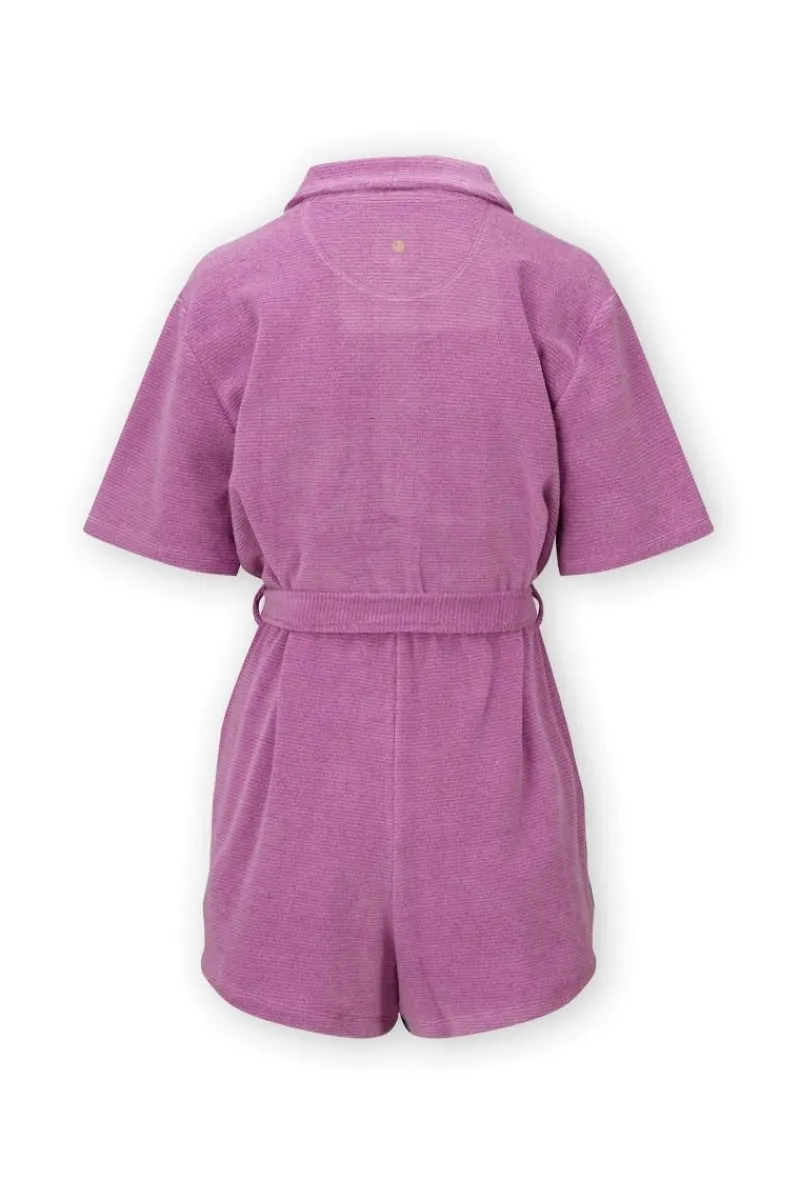 Pip Studio Jumpsuits|Jumpsuit Petite Sumo Stripe Lila Violett