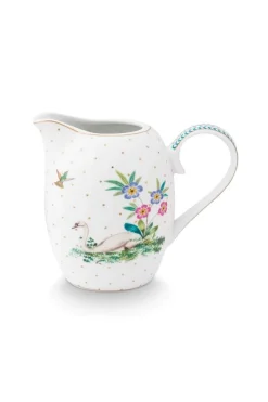 Pip Studio Milchkännchen|Kanne Jolie Punkte Gold Blau